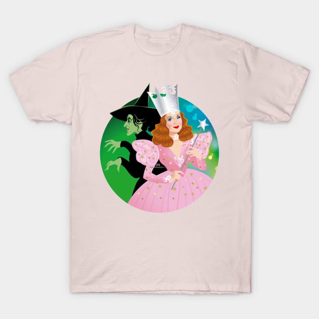 Are you a good witch or a bad witch? T-Shirt by AlejandroMogolloArt